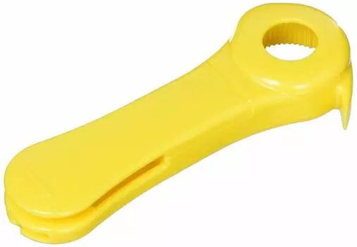 Shimomura Kougyou Сделано в Японии Открывалка Karaku Anywhere Сделано в Ниигата ABS Нержавеющая сталь Желтый KR-601 Tsubame-Sanjo