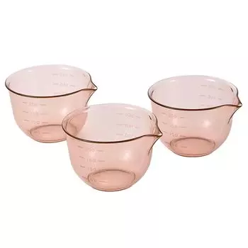 Shimomura Planning Bowls Set of 3 in Spout Dividing 39401 Microwave-safe [Made Japan] Heat-resistant, Microwave-safe, Dishwasher-safe, Scaled,