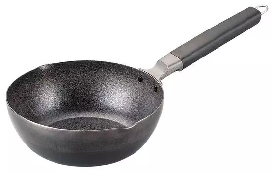 Shimomura Planning Frying Deep 20cm in Compatible with gas fires and compatible with Fiberline 33847 Pan, [Made Japan] IH, oil, non-stick, Stir-fry серый