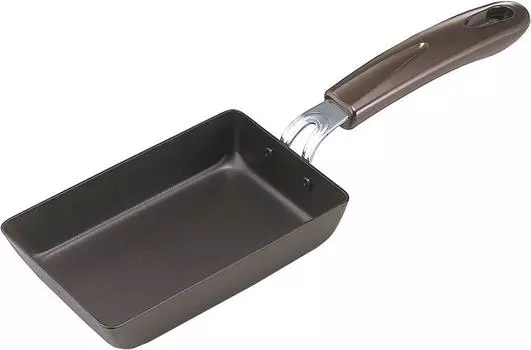 Shimomura Planning Идеально подходит для одного яйца, сковорода Тамагояки [Сделано в Японии] Совместима с IH и открытым огнем, Тамагояки маленькие 15 x 10 см, Обеденный стол