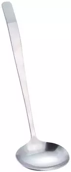 Shimomura Planning ladle 21cm in Dishwasher easy to small miso small stainless Tsubamesanjo 46027 Easy-to-scoop [Made Japan] safe, seamless, pour,