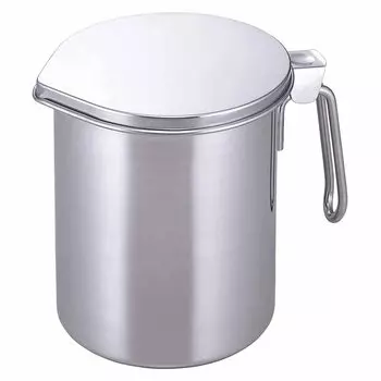 Shimomura Planning Oil Pot 600 мл картридж с активированным углем, регенерирующее масло, темпура, нержавеющая сталь 26304 [Сделано в Японии] Устойчив к ржавчине,