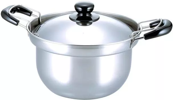 Shimomura Planning Pot Boiled Master с дуршлагом 22 см Совместимо с газовыми плитами и не кипит Поставляется с дуршлагом для слива Лапша не