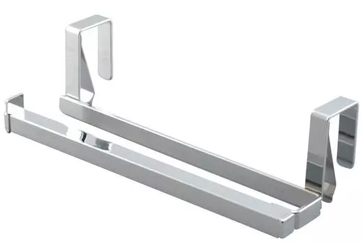 Shimomura Planning Sink Towel Bar Easy to Hang Silver Made in Japan 34426