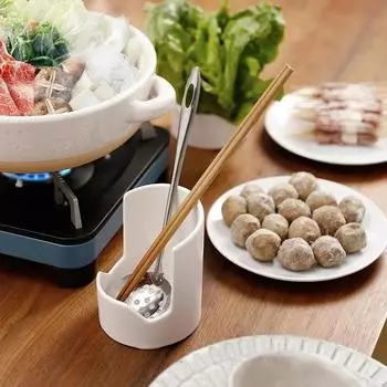 SHIMOYAMA Ложка Крышка Кастрюли Подставка Для Кухонной Утвари Бытовая Кухня Вилка Лопатка Подставка Для Хранения Многофункциональный Органайзер Инструменты белый