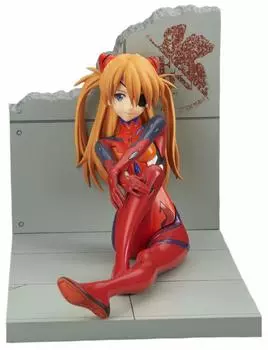 Shin Evangelion Театральная версия Shikinami Asuka Langley Plug Suit Новая Театральная версия Цветная шкала ПВХ Окрашенная Полная Фигурка BF090 Ver. 1/7 серый