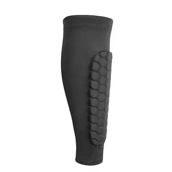 Shin Guard Soccer Calf Compression Sleeve Honeycomb Pads Breathable Guard Tool S
