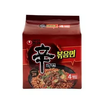 Shin Ramyun fried noodles, 4 pieces