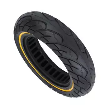 Шина для электросамоката Цельная шина Растягивающаяся Антивибрационная Сотовая шина для электросамоката Передние Задние колеса 10x2.5