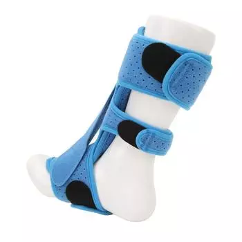 Шина для облегчения подошвенного фасциита, фиксирующая ахиллотендинит, для дневного и ночного использования, ахиллотендинит, шина для отвисания стопы, синяя