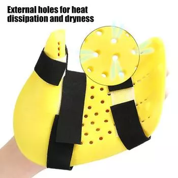 Шина для пальцев с регулируемым ремнем, дышащая ортопедическая стелька для пальцев, тренировка левой руки при инсульте Left Hand