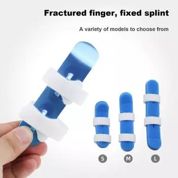 Шина для пальцев, удобная скоба для поддержки пальцев, регулируемая скоба для иммобилизации суставов пальцев для сломанных пальцев L