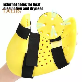 Шина для поддержки пальцев Регулируемый ремень Дышащий ортез для пальцев Тренировка рук для гребков Левая Правая рука Поддержка Шина для пальцев Мужчины Женщины Пять пальцев Left Hand