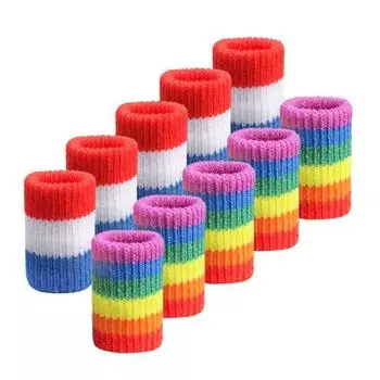 Шина Рукав Полосатый Чехол для Пальцев Защита Суставов Защита Пальцев Рукав Защиты Пальцев Мужчины Женщины Style 4