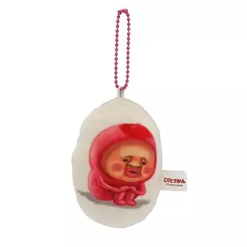 Shinada Fluffy Ball Chain Mascot Clown Momogiri Fallen [Kobitozukan]