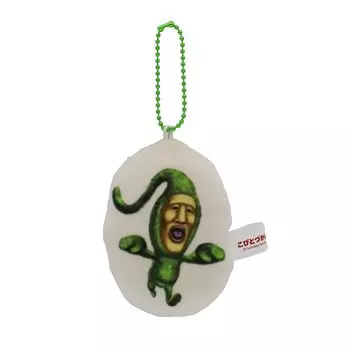 Shinada Fluffy Ball Chain Mascot Kusamadara Kobito Escape [Kobitozukan]