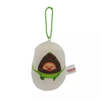 Shinada Fluffy ball chain mascot Takenokobito [Kobitozukan]