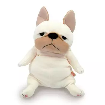 Shinada Global Mochi Series Mochi Bull Cream 22 x 22 x 30 cm Stuffed Bulldog Animal (L) MOBU-0350CR
