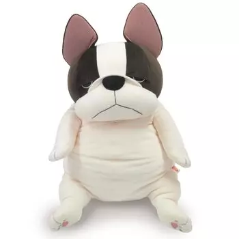 Shinada Global Mochi Series Mochi Bull Pied 35 x 35 x 50 см Мягкая игрушка-бульдог (XL) МОБУ-0880PY