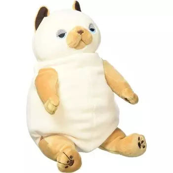 Shinada Global Mochi Series Mochi Cat Siamese 14 x 14 x 22 см Мягкая игрушка-кошка (M) МОНЕ-0230С