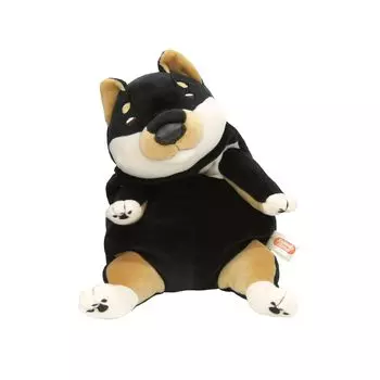 Shinada Global Mochi Series Mochi Dog Kuroshiba 14 x 14 x 22 см Мягкая игрушка-собака (M) МОИН-0230Б