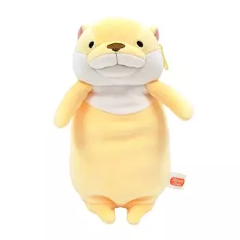 Shinada Global Mochi Series Mochi Kawaso Mochi Pen Pouch Banana 9 x 8 x 18 см Pen Pouch Otter Animal MPKW-0180BN