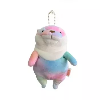 Shinada Global Mochi Series Mochi Kawaso Радужная мягкая игрушка в виде выдры (мини) 7514см MOKW-0088R