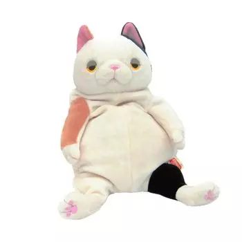 Shinada Global Mochi Series Mochi Neko Mike 14 x 14 x 22 см Мягкая игрушка в виде кошки (M) МОНЕ-0230М