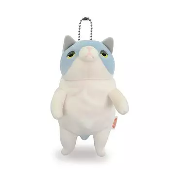 Shinada Global Mochi Series Mochi Neko Pastel Ramune 7 x 5 x 14 см Мягкая игрушка-кошка (мини) МОНЕ-0088PR