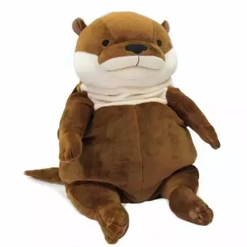 Shinada Global Mochi Series Mochi Otter Brown 22 x 22 x 30 см чучело выдры (L) МОКВ-0350Б коричневый