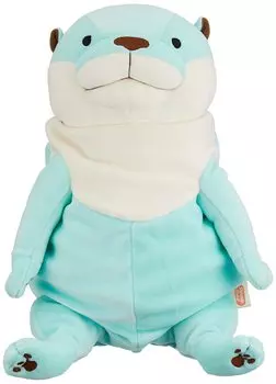 Shinada Global Mochi Series Mochi Otter Pastel Mint 22 x 22 x 30 см Мягкая игрушка-выдра (L) МОКВ-0350ПМ