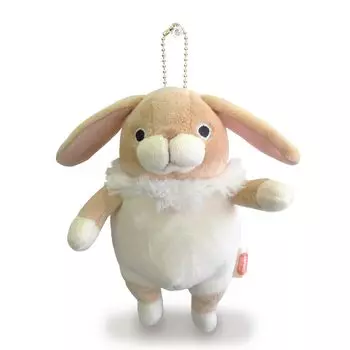 Shinada Global Mochi Series Mochi Rabbit Lop Ears бежевый 7 x 5 x 14 см плюшевый кролик (мини) MOUS-0088RBE
