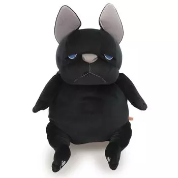 Shinada Global Mochi Series Mochiburu Black 35 x 35 x 50 см Мягкая игрушка Бульдог (XL) МОБУ-0880Б