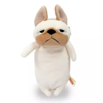 Shinada Global Mochi Series Mochiburu Mochi Pen Pouch Cream 9 x 8 x 18 cm Pen Pouch Bulldog Animal MPBU-0180CR кремовый