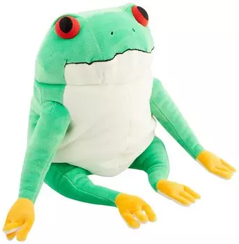 Shinada Global Mochi Series Mochikaeru Green 22 x 22 x 30 см мягкая игрушка лягушка животное (L) МОКР-0350Г