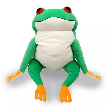 Shinada Global Mochi Series Mochikaeru Green 35 x 35 x 50 см мягкая игрушка лягушка животное (XL) МОКР-0880Г