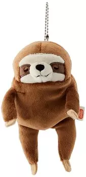 Shinada Global Mochi Series Mochimake Brown Stuffed Toy Sloth Animal (mini) 7514cm MONK-0088B