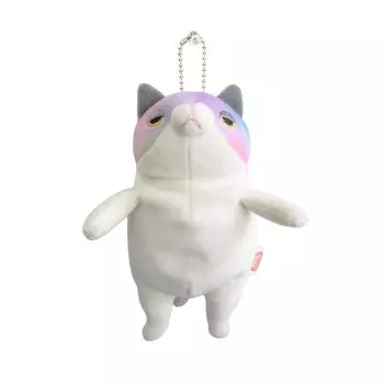 Shinada Global Mochi Series Mochineko Rainbow Stuffed Cat Animal (mini) 7514cm MONE-0088R