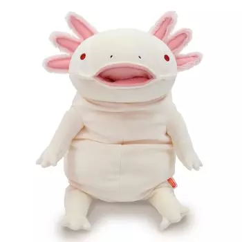 Shinada Global Mochi Series Mochiupa Ivory 22 x 22 x 30 см мягкая игрушка Аксолотль животное (L) МОУП-0350IV слоновая кость