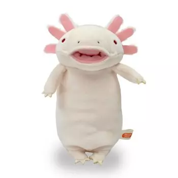 Shinada Global Mochi Series Mochiupa Mochi Pen Pouch Ivory 9 x 8 x 18 см Pen Pouch Axolotl Animal MPUP-0180IV