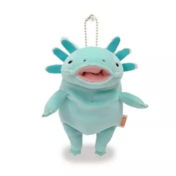 Shinada Global Mochi Series Mochiupa Pastel Mint Stuffed Toy Axolotl Animal (mini) 7514cm MOUP-0088PM