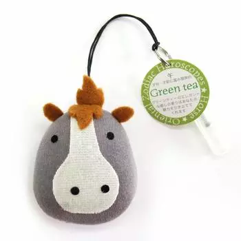 Shinada Global Oriental Zoodiac Horse 7x7x7cm Stuffed Animal Goods OZH-0138HS