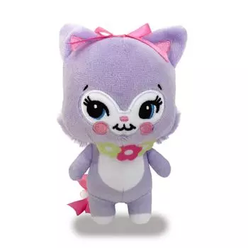 Shinada Global SWIMMER Mascot Cammy and 8 x 7 x 14cm Plush Character Animal Dreamy Cute Toy (Flower Cat) SWMA-0160CA