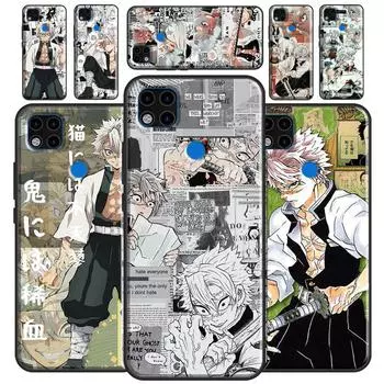 Shinazugawa Sanemi Kimetsu no Yaiba для Xiaomi Redmi Note 11 Pro, чехол для телефона Redmi 9T 9A 9C 9S 10S Note 9 10 Pro, задняя крышка Redmi 7
