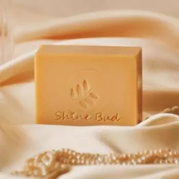 Shinebird Pearl Powder Cocoon натуральное мыло ручной работы из состаренного шелка в шариках, 1 шт., 100 г