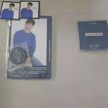 Shinee Minho Fanmeeting Надпись на значке Grip Talk