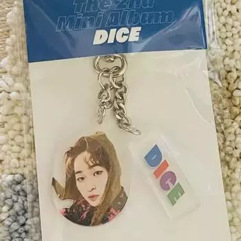 Shinee Onew Dice Acrylic Keyring Unopened