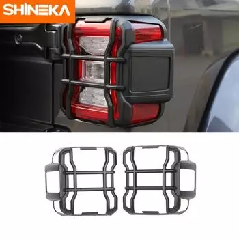 SHINEKA фары для Jeep Wrangler JL Автомобильный задний фонарь Декоративная накладка на задний фонарь Защитная наклейка для Jeep Wrangler JL чёрный
