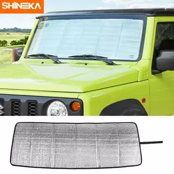 SHINEKA солнцезащитные козырьки на лобовое стекло для Suzuki Jimny JB74 2019 + автомобильный солнцезащитный козырек на лобовое стекло, аксессуары для Suzuki Jimny