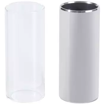 SHINENISM Гитарный слайдер-бар Набор гитарных тоновых баров Сталь Акрил (Нержавеющее стекло)